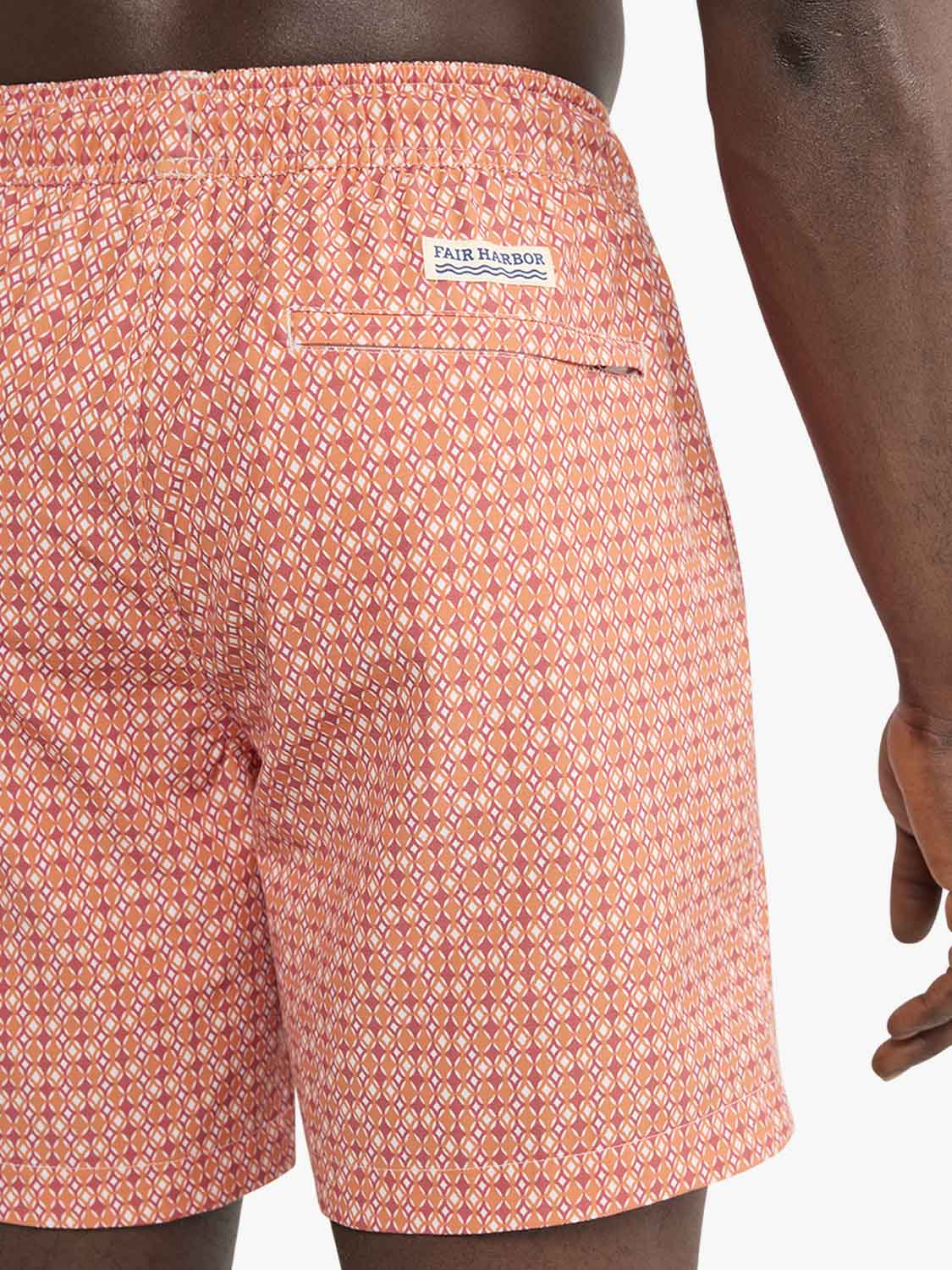 Fair Harbor Bayberry Trunk - Tangerine Geo