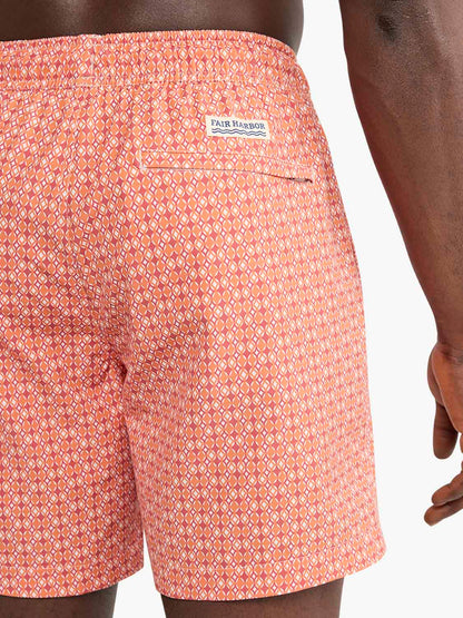 Fair Harbor Bayberry Trunk - Tangerine Geo