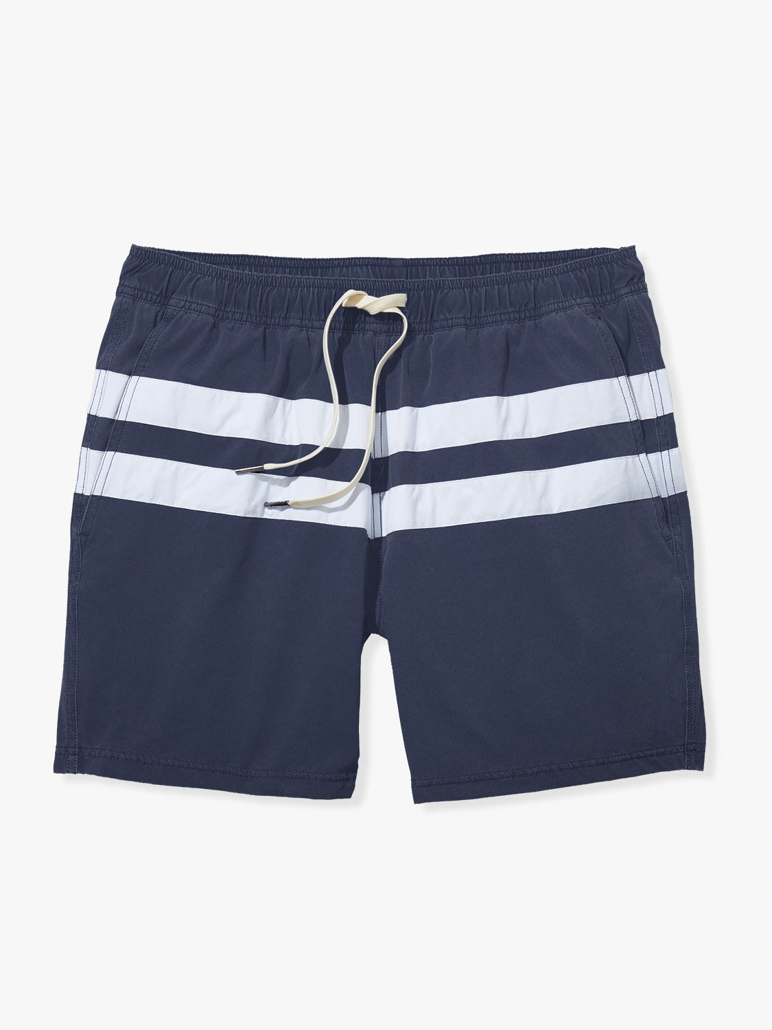 Fair Harbor Bungalow Trunk - Navy Nautical Stripe