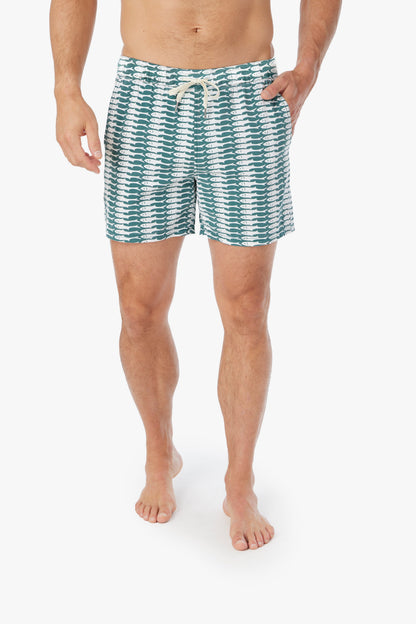 Fair Harbor Bungalow Trunk - Green Sardine