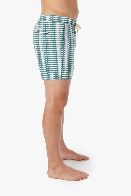 Fair Harbor Bungalow Trunk - Green Sardine
