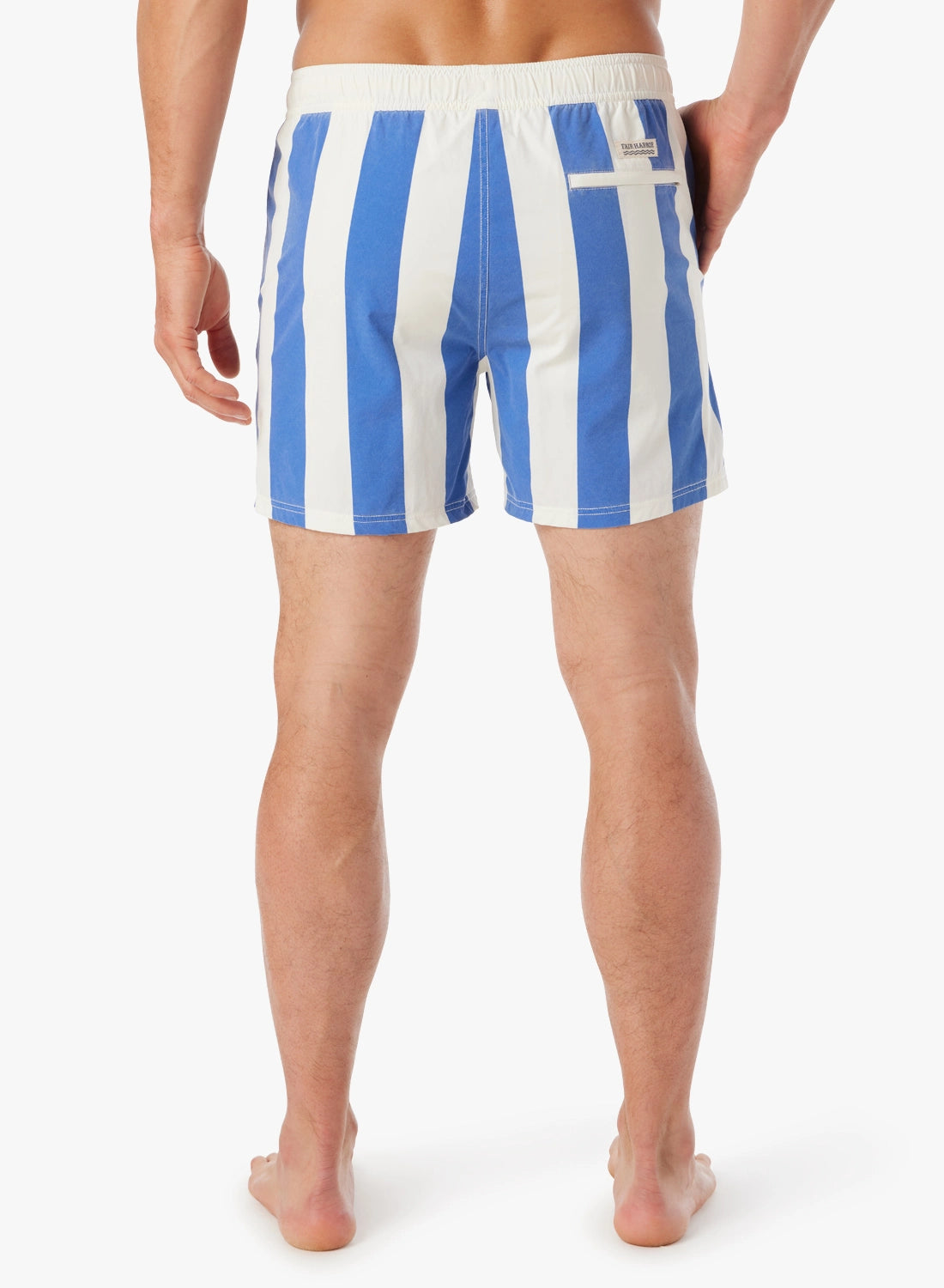 Fair Harbor Bungalow Trunk - Cobalt Cabana Stripe