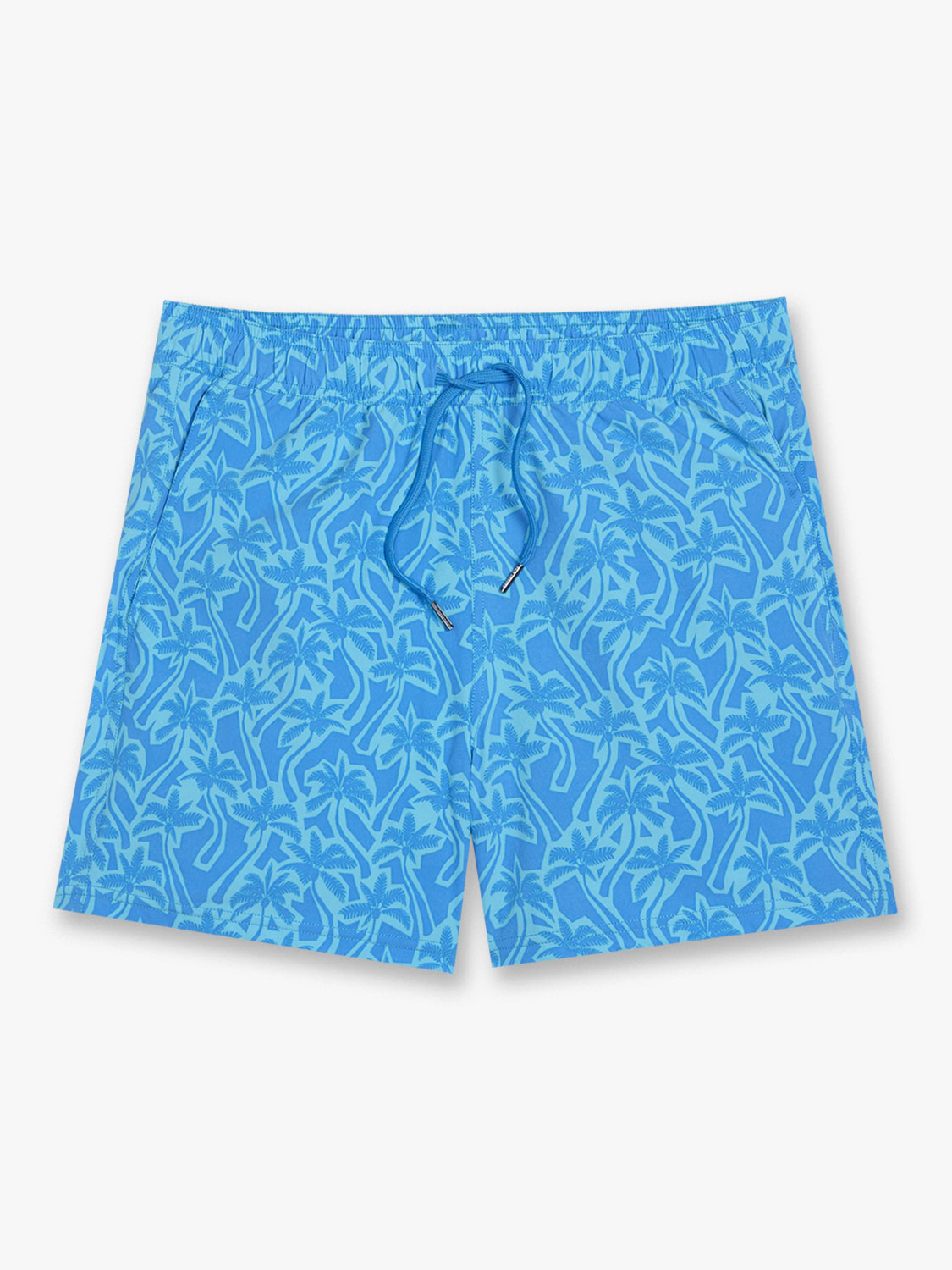 Fair Harbor Bungalow Trunk - Turquoise Cutout Palms