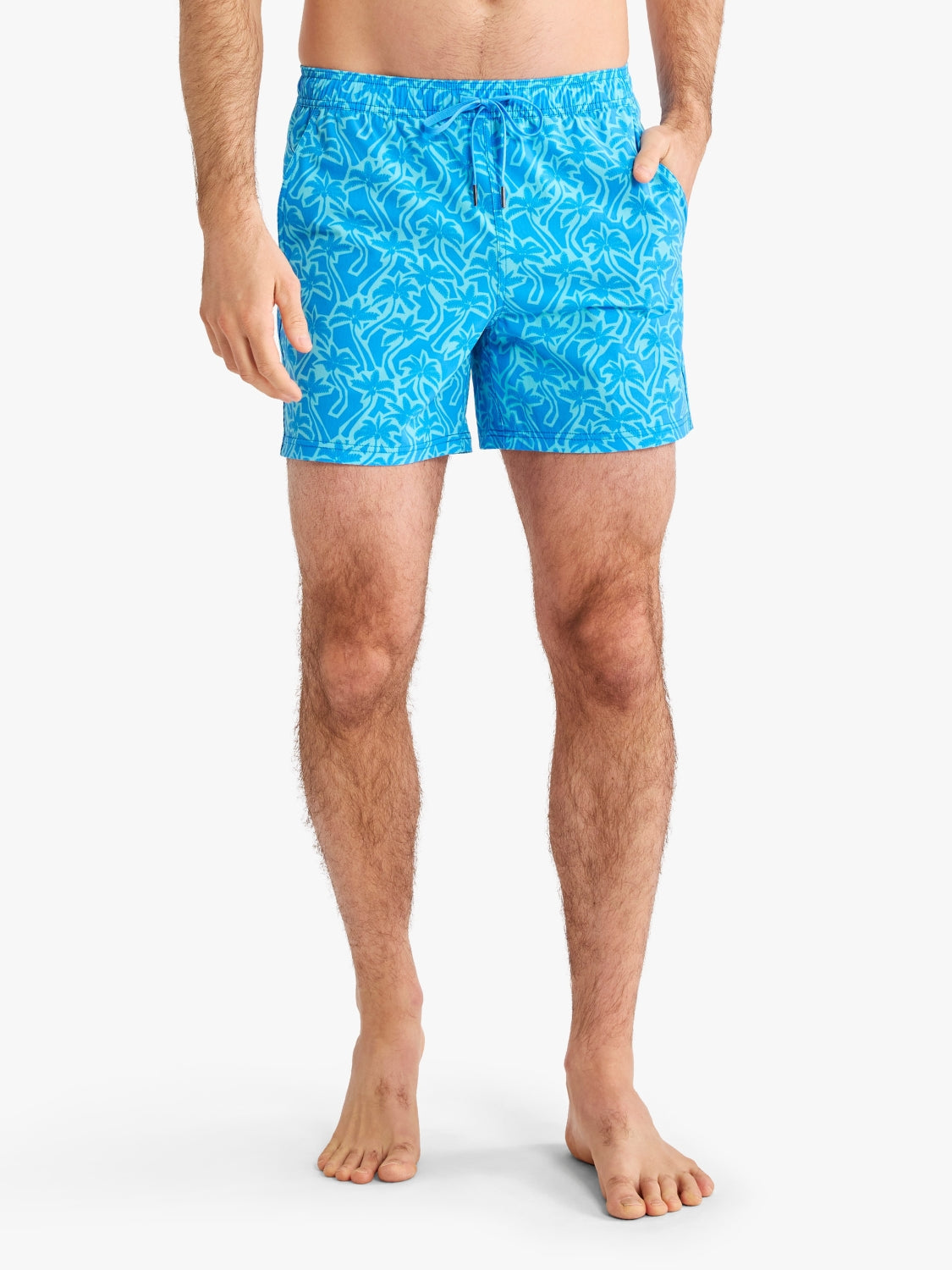 Fair Harbor Bungalow Trunk - Turquoise Cutout Palms