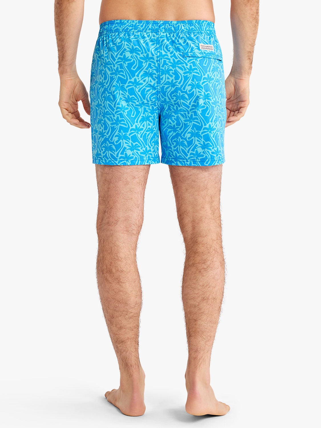 Fair Harbor Bungalow Trunk - Turquoise Cutout Palms