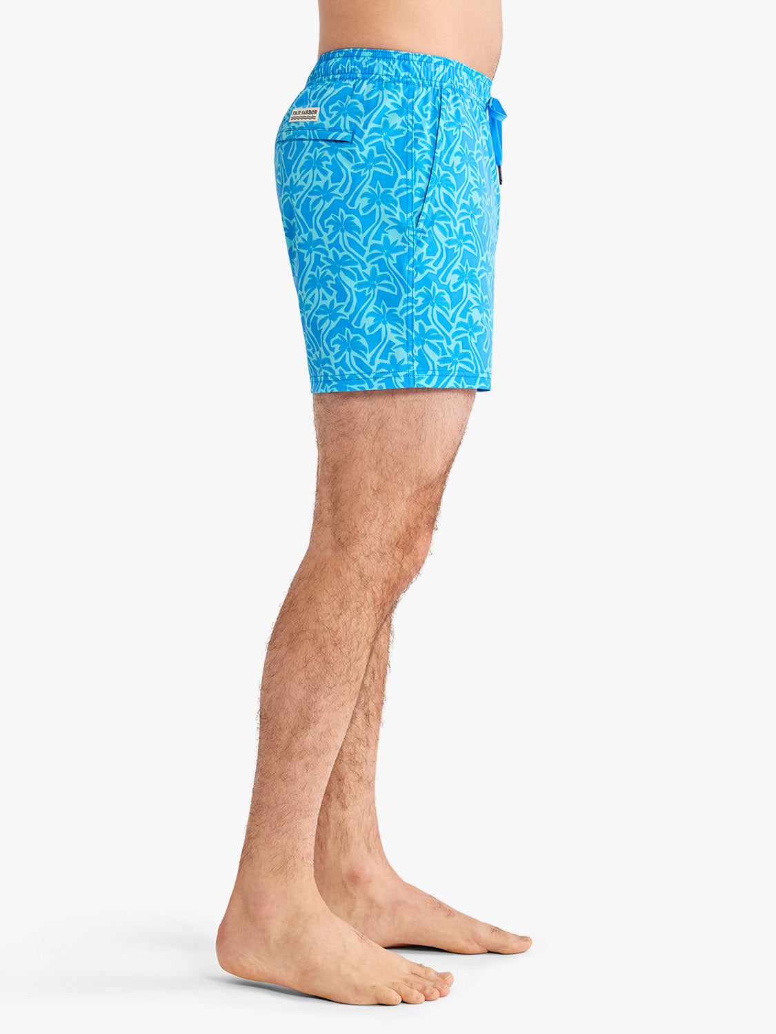 Fair Harbor Bungalow Trunk - Turquoise Cutout Palms