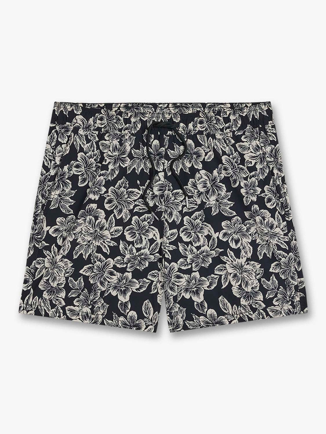 Fair Harbor Bungalow Trunk - Black Hibiscus