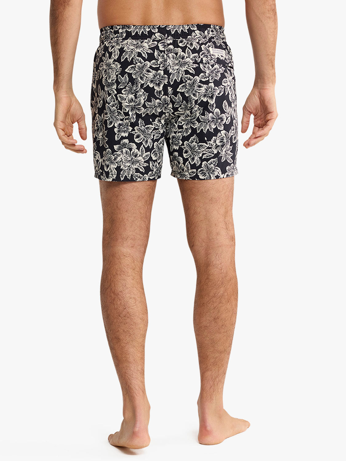 Fair Harbor Bungalow Trunk - Black Hibiscus