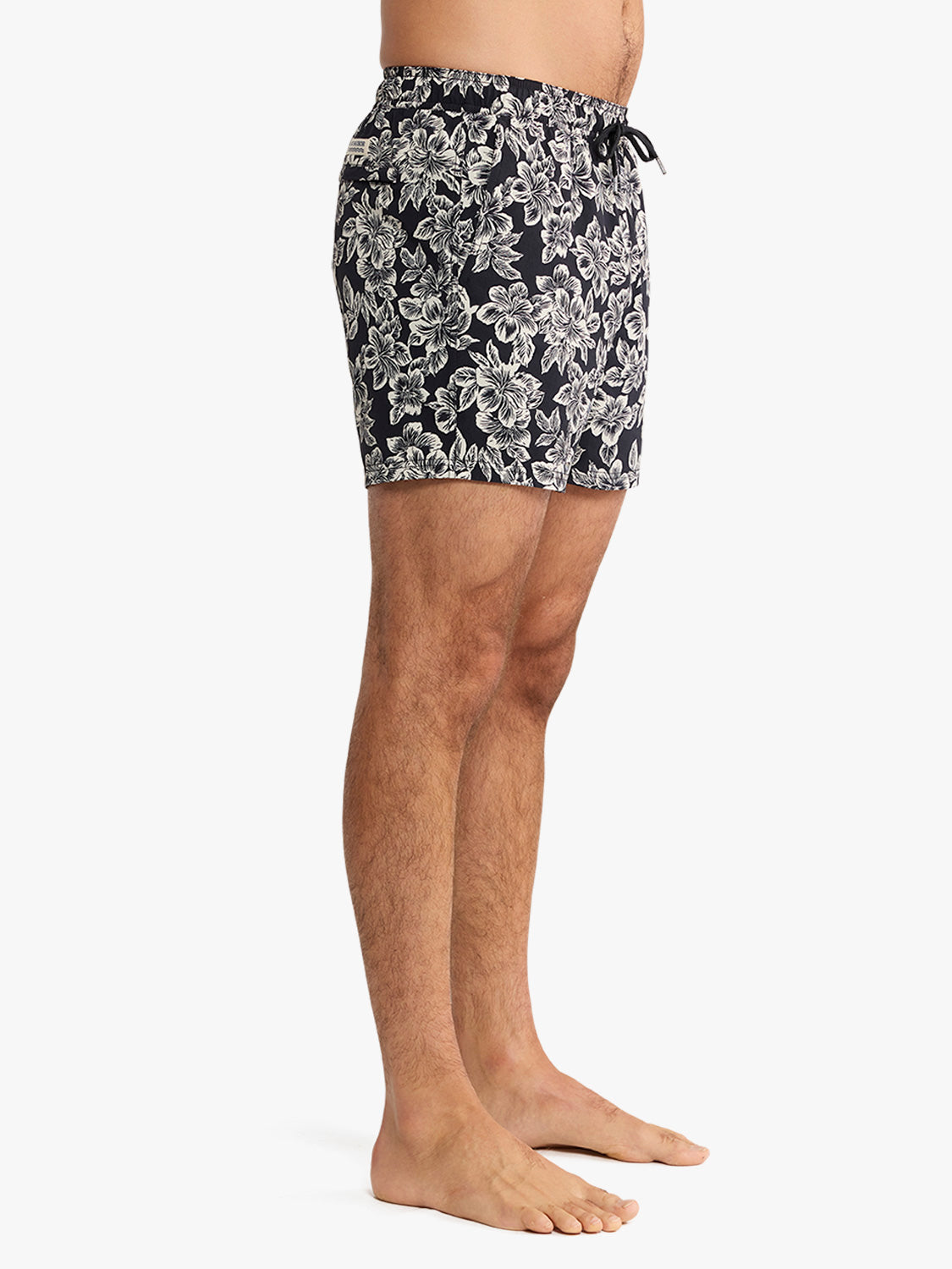 Fair Harbor Bungalow Trunk - Black Hibiscus