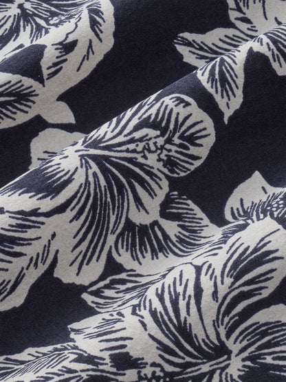 Fair Harbor Bungalow Trunk - Black Hibiscus