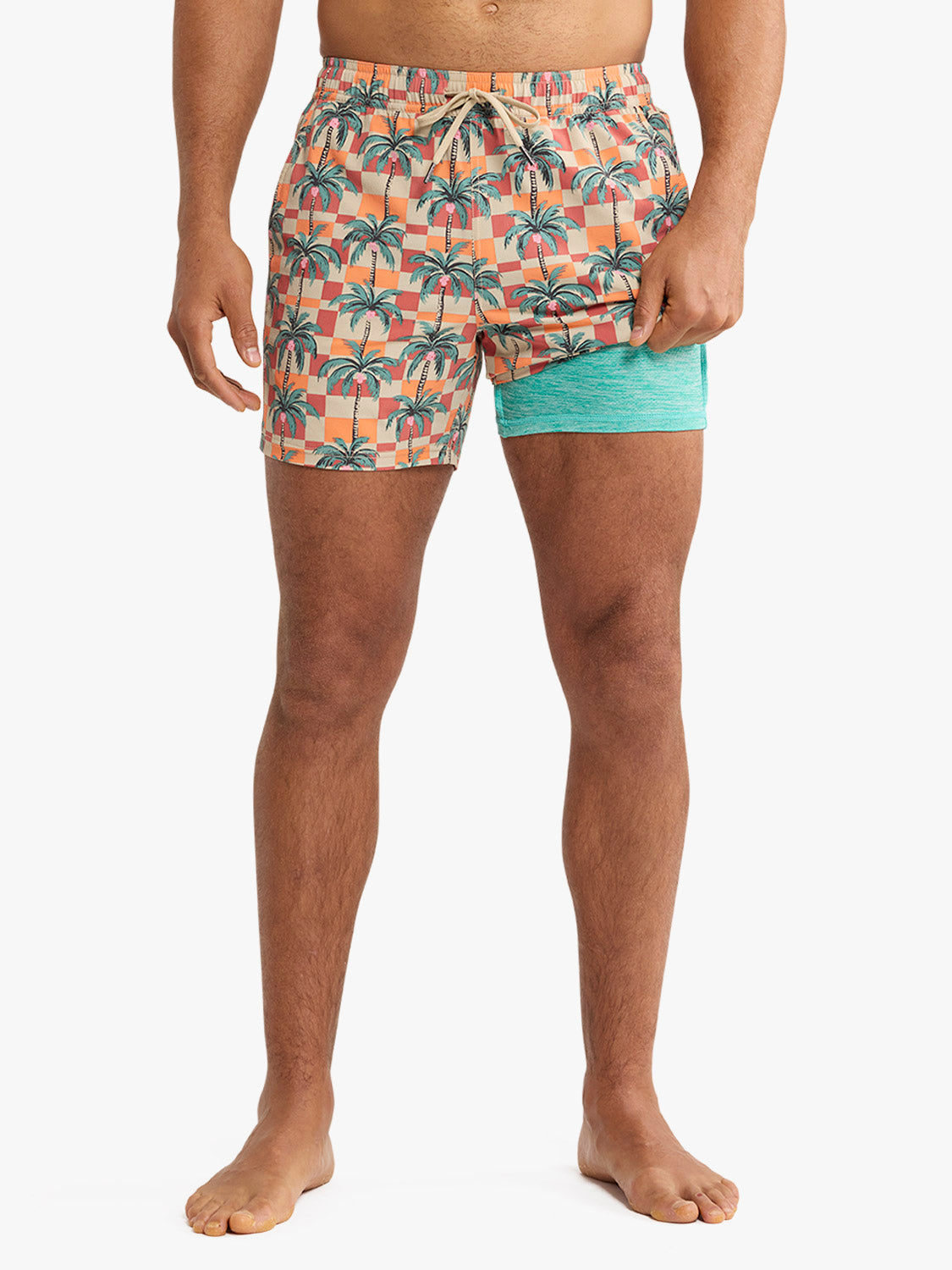 Fair Harbor Bungalow Trunk - Checkered Palms