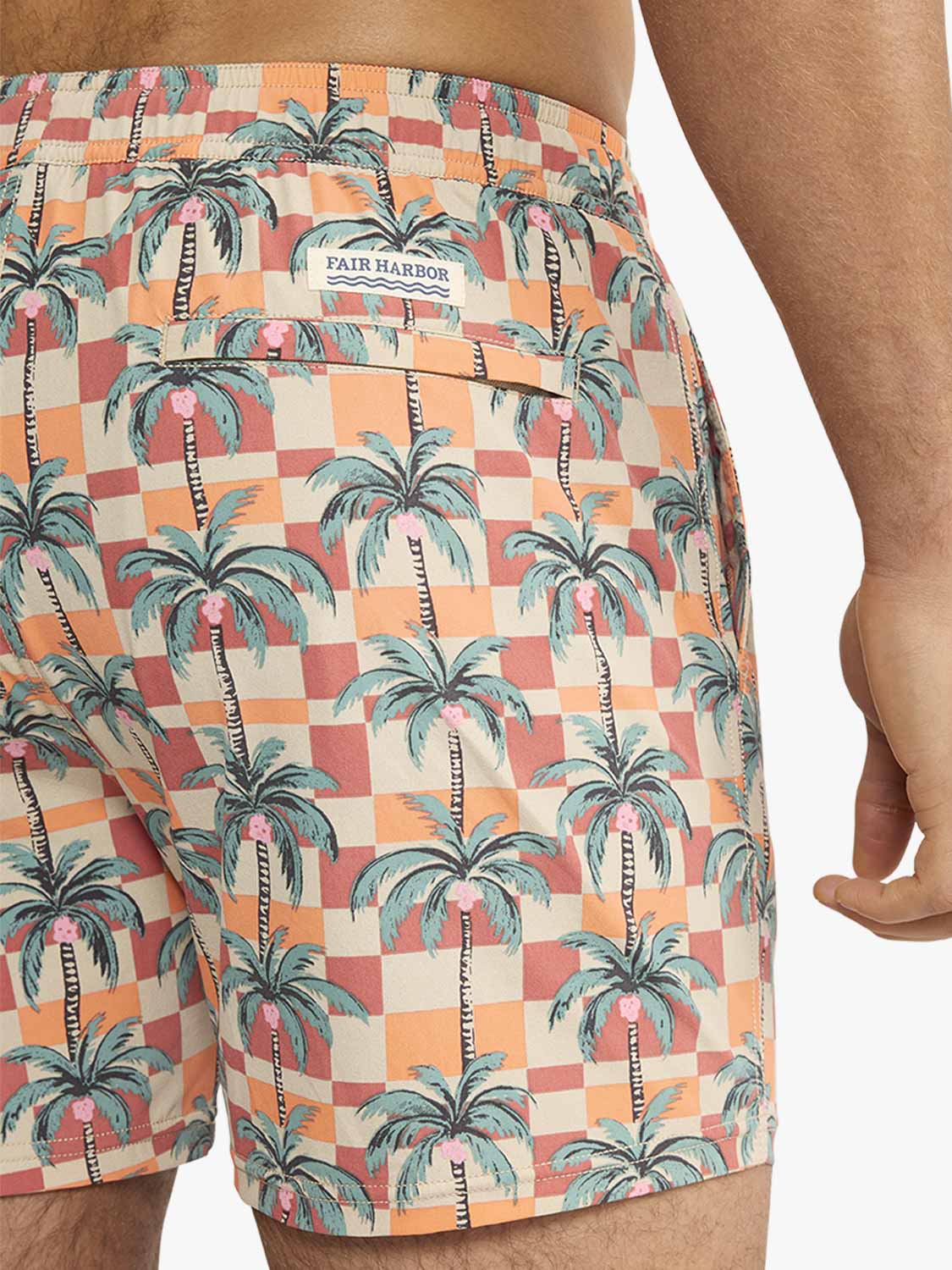 Fair Harbor Bungalow Trunk - Checkered Palms
