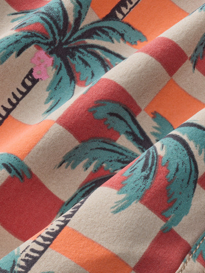 Fair Harbor Bungalow Trunk - Checkered Palms