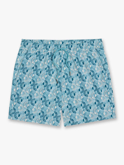 Fair Harbor Bungalow Trunk - Bay Blue Sunburst