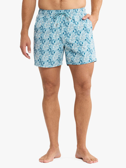 Fair Harbor Bungalow Trunk - Bay Blue Sunburst