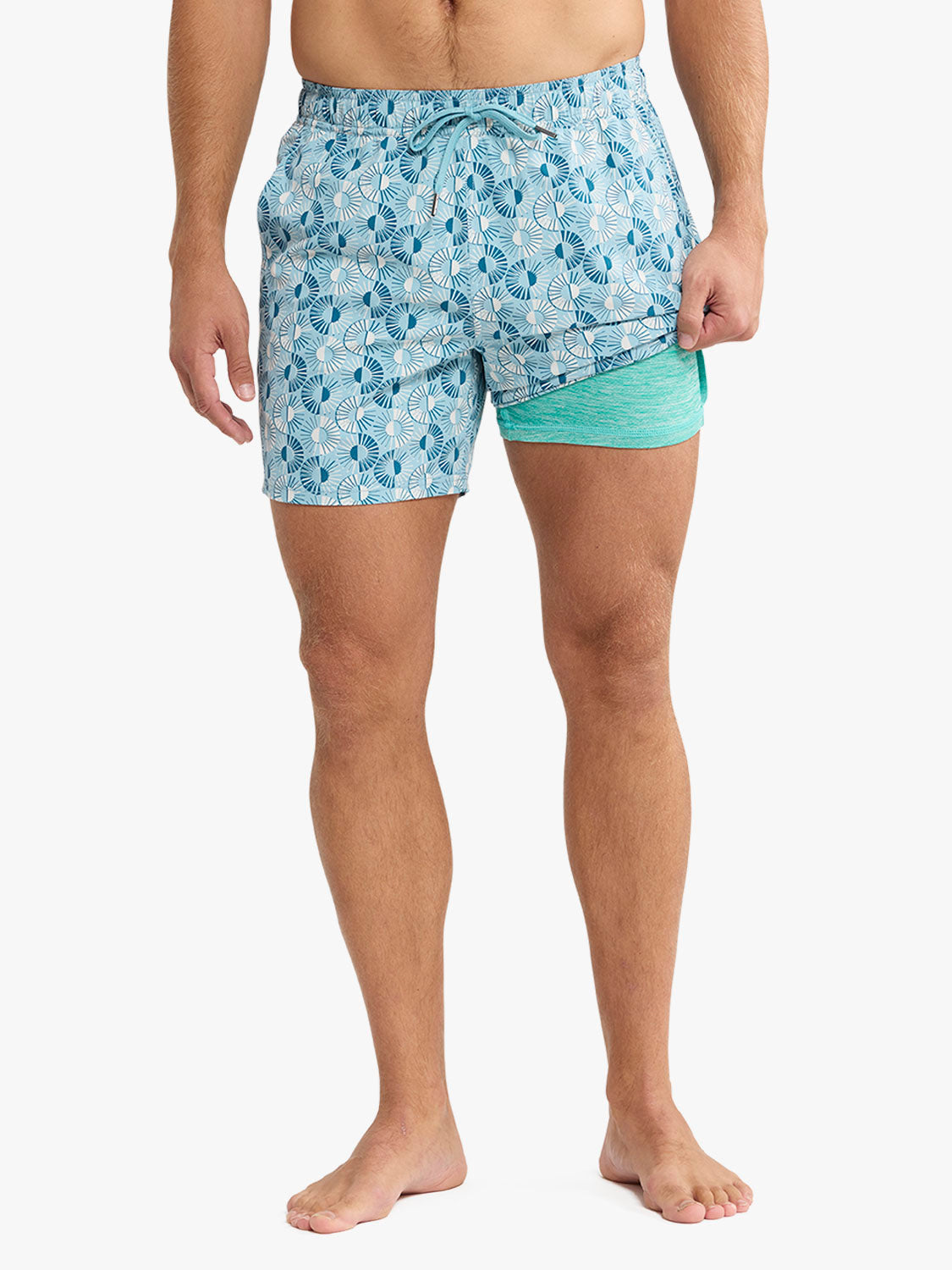 Fair Harbor Bungalow Trunk - Bay Blue Sunburst
