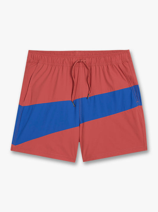 Fair Harbor Bungalow Trunk - Nautical Red Colorblock