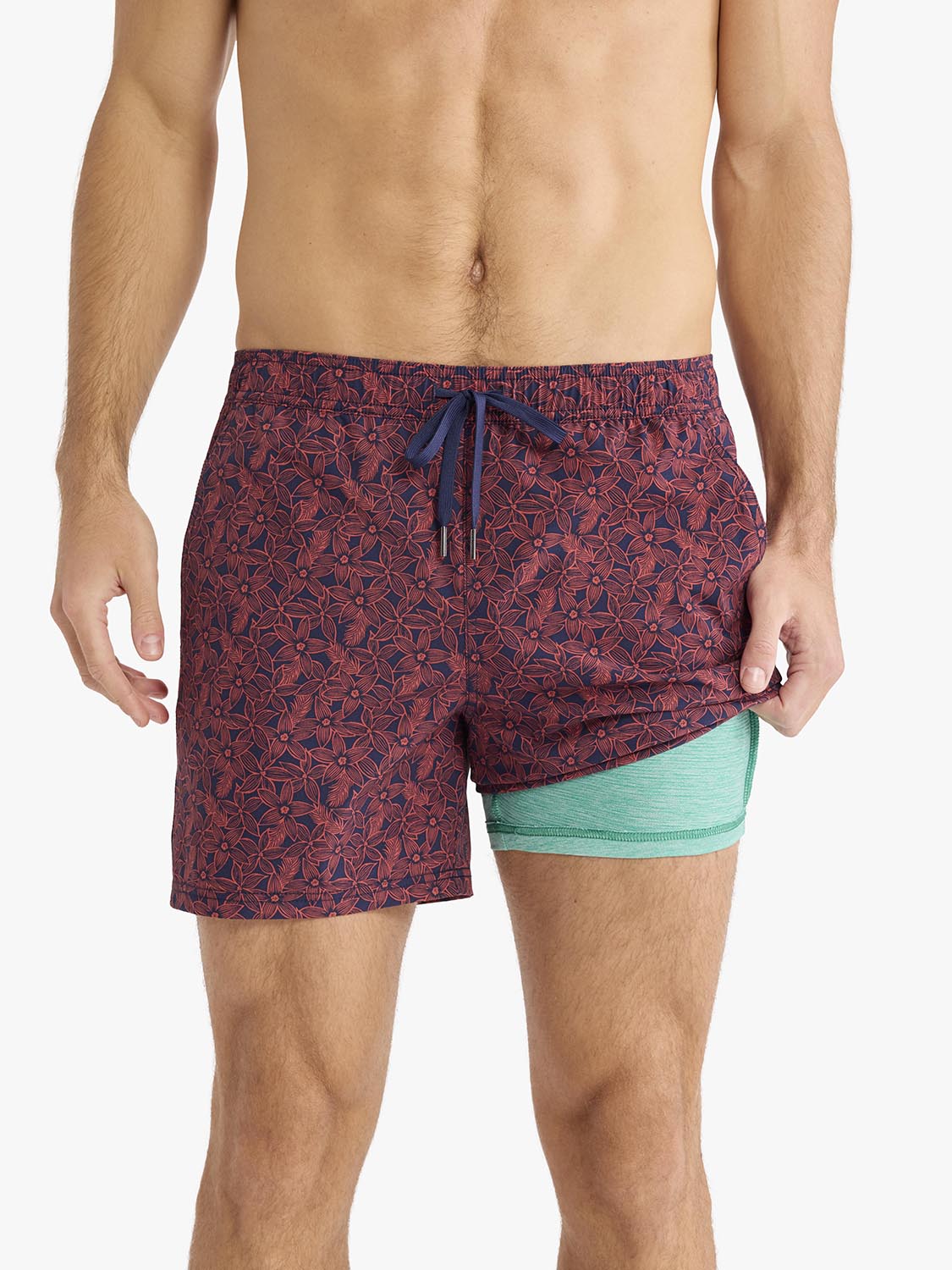 Fair Harbor Bungalow Trunk - Navy Heritage Floral