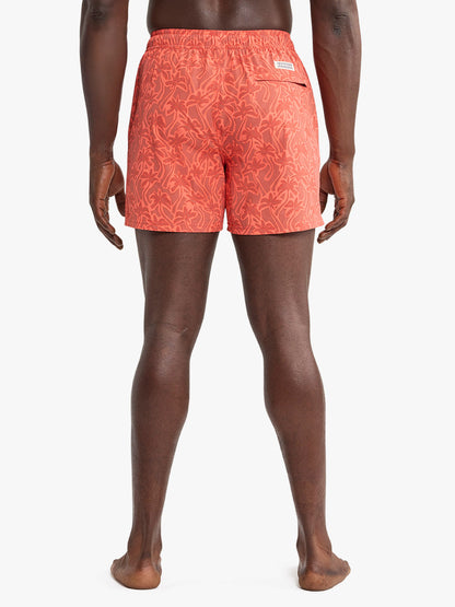 Fair Harbor Bungalow Trunk - Coral Cutout Palms