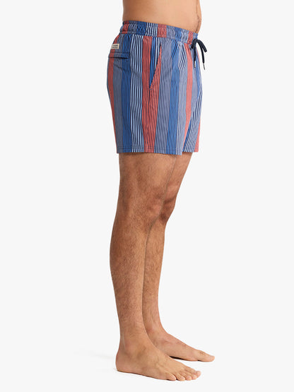Fair Harbor Bungalow Trunk - Blue Towel Stripe