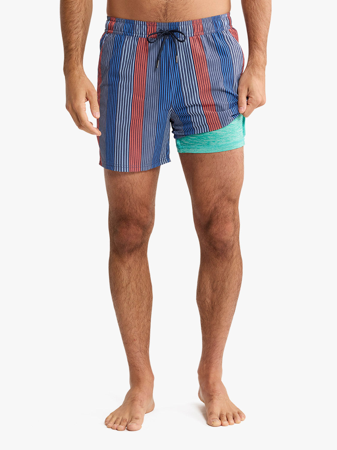 Fair Harbor Bungalow Trunk - Blue Towel Stripe