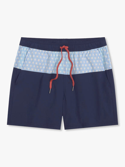Fair Harbor Bungalow Trunk - Navy Starsail