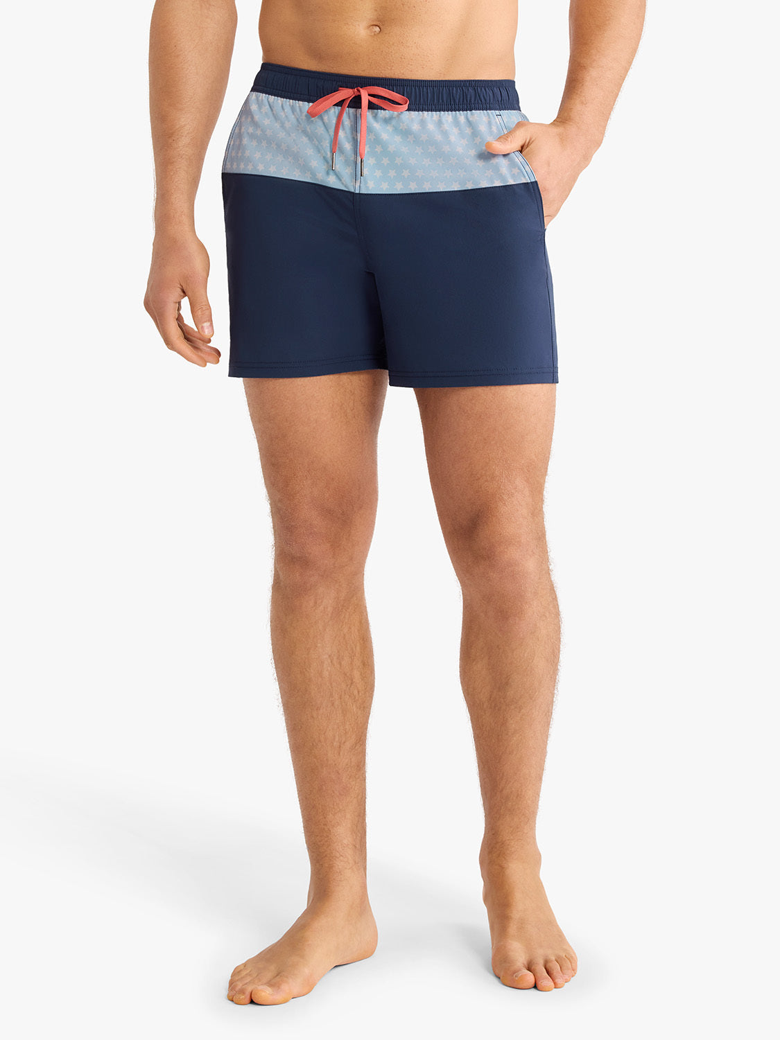 Fair Harbor Bungalow Trunk - Navy Starsail