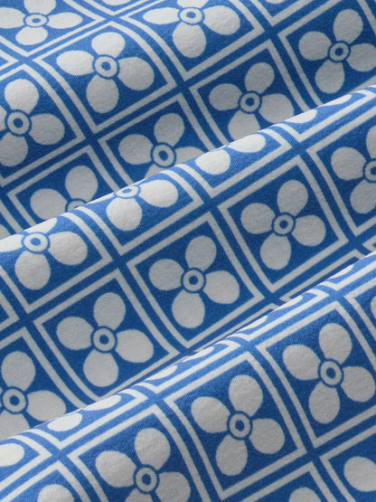 Fair Harbor Swell Board Short - Blue Flower Geo