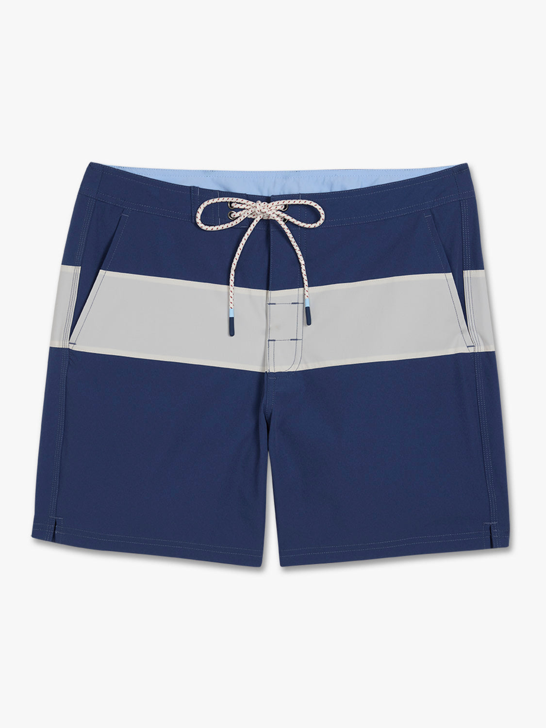 Fair Harbor Swell Board Short - Navy Stripe