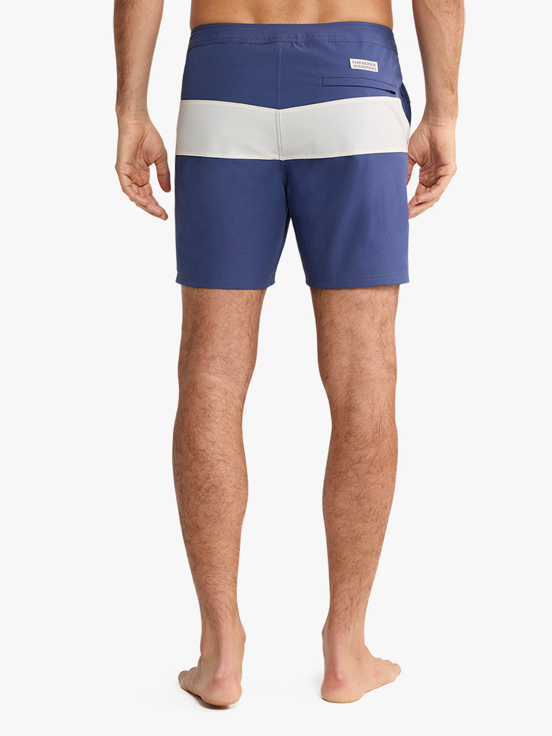 Fair Harbor Swell Board Short - Navy Stripe