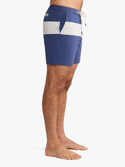 Fair Harbor Swell Board Short - Navy Stripe